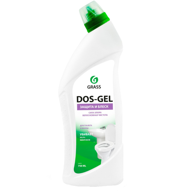 Чистящее средство Dos Gel для туалета 750 мл  Grass