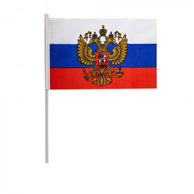 Флаг России, 14*21 см, Триколор Tukzar