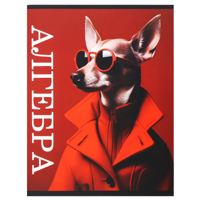 Тетрадь предметная 48 листов, Алгебра, клетка Fashion animals